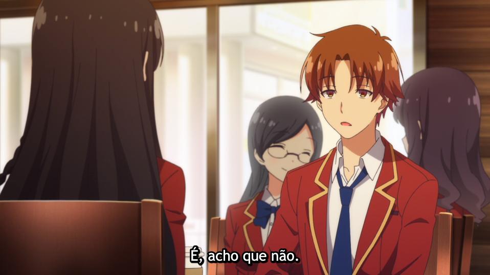 Crunchyroll.pt - Um lindo casal de colegas de classe 😬 ⠀⠀⠀⠀⠀⠀⠀⠀⠀ ~✨  Anime: Classroom of the Elite