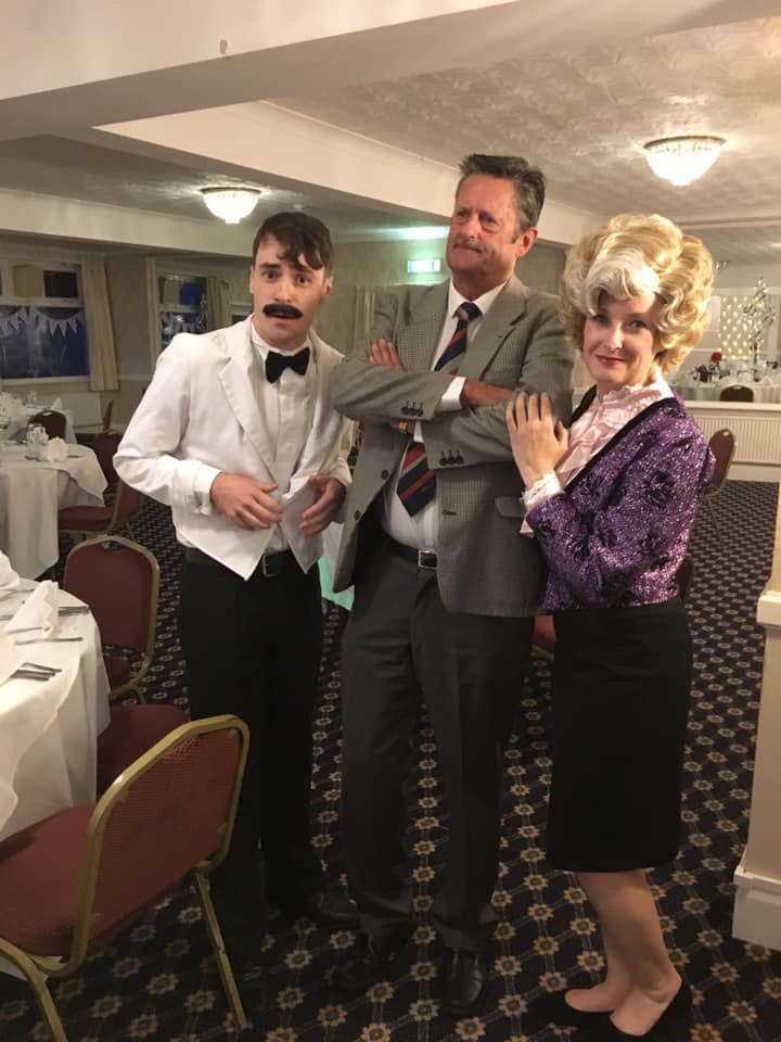 Well here we are at The Crown Hotel Skegness. Wonderful audience and super efficient staff. Marvellous