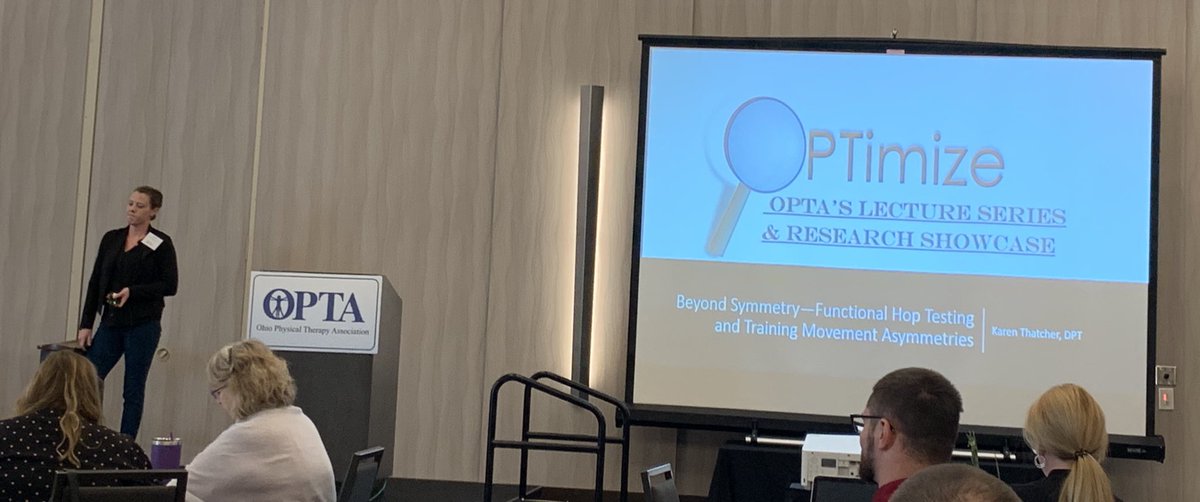 scott_ohpt's tweet image. Dr Karen Thatcher and post rehab ACL criteria for return to sport. &amp;gt;90% symmetry on all functional assessments using the  Hop tests. Do they test for quality? @Ohio_PT #OPTimize2019