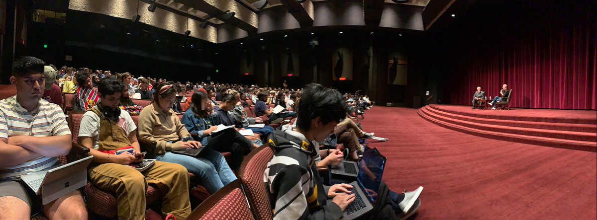Director Alexandre O. Philippe joined legendary film critic <a href="/leonardmaltin/">Leonard Maltin</a> at a packed house at USC after a screening of Memory: The Origins of Alien! In theaters Oct 4th.  #MemoryDoc #MemoryAlienDoc #Alien