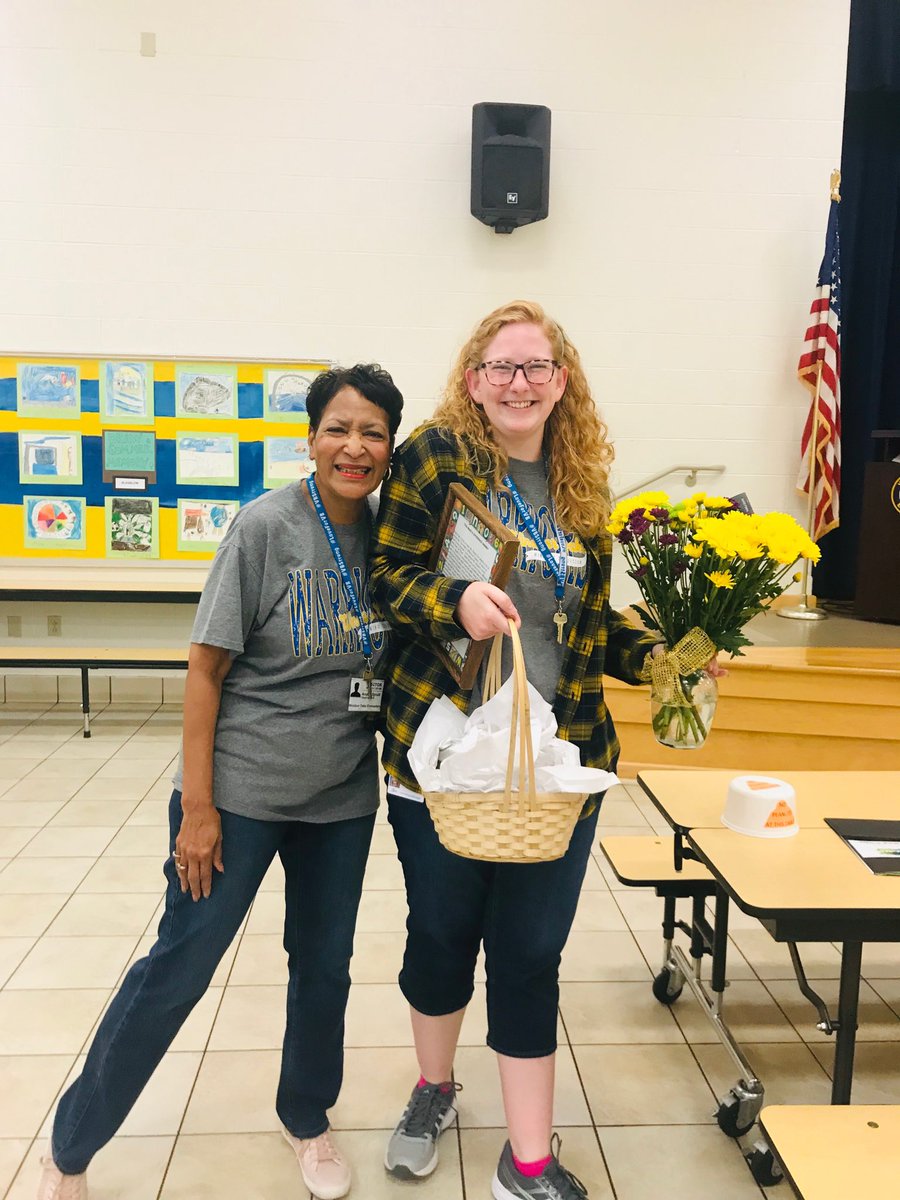 archer_WOES's tweet photo. Congratulations Mrs. Spruill and Miss Lough - You Make A True Difference at Windsor Oaks Elementary!! You are a positive  force for students!!! ⁦@WOESVB⁩ ⁦@vbschools⁩ https://t.co/Bh5Ju6Z6dL