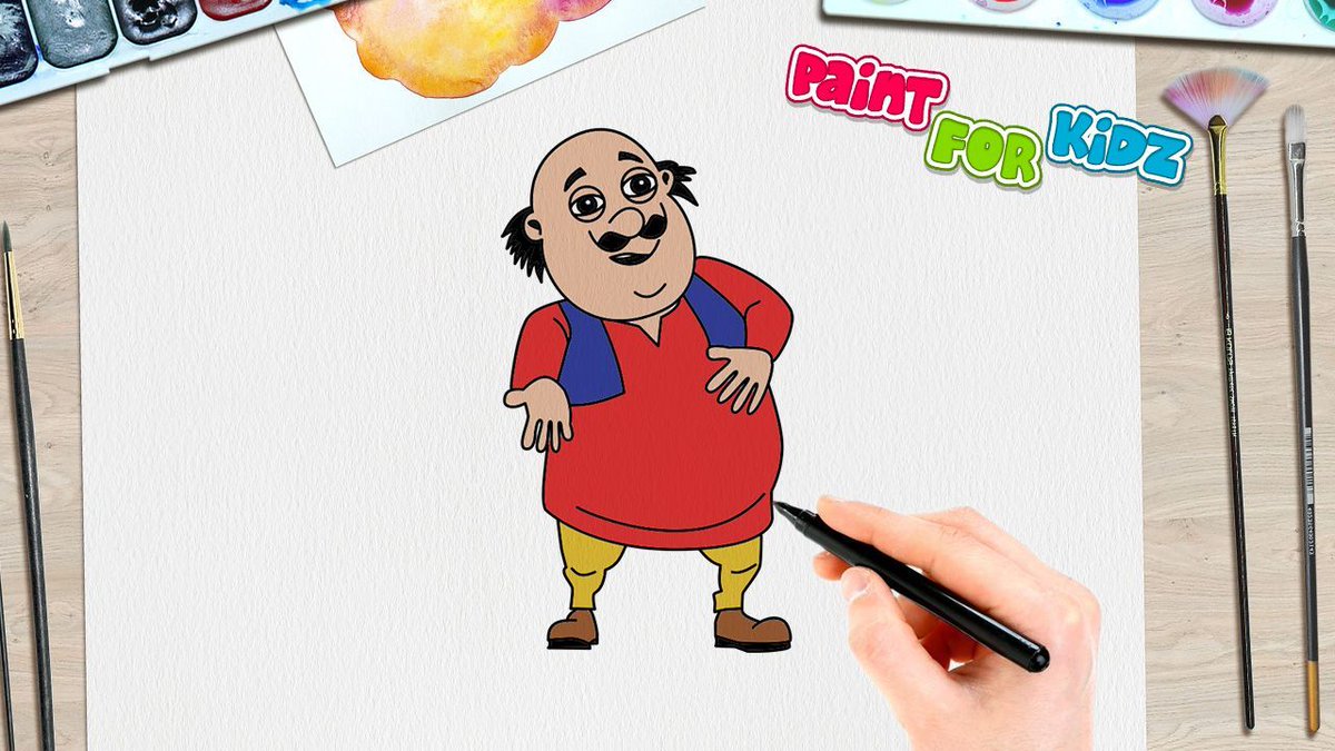 Featured image of post Motu Patlu Images For Painting Motu is a plump man who serves as the one of the show s central protagonists