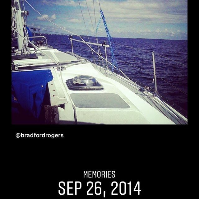 Hmmmm... Five years ago today. I’m gonna say I was northbound from my first solo sail to the Keys. Funny, I just released another podcast episode related to that. Should probably return ASAP. #HowNotToSail ift.tt/2nnMlYO