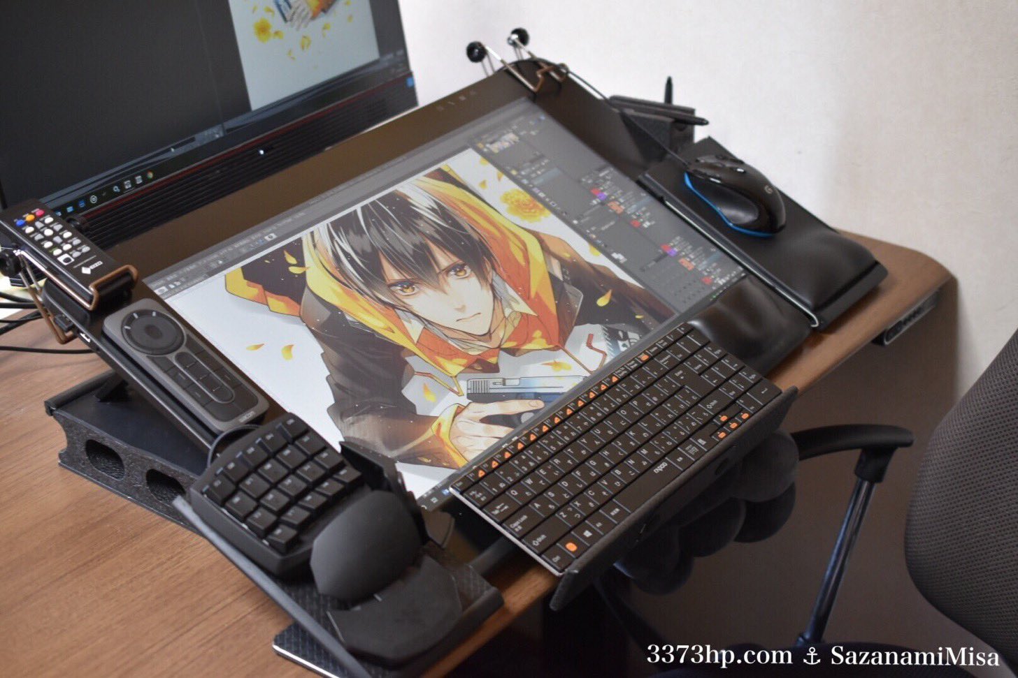 液タブ環境 液晶タブレットの配置環境 22 Twitter