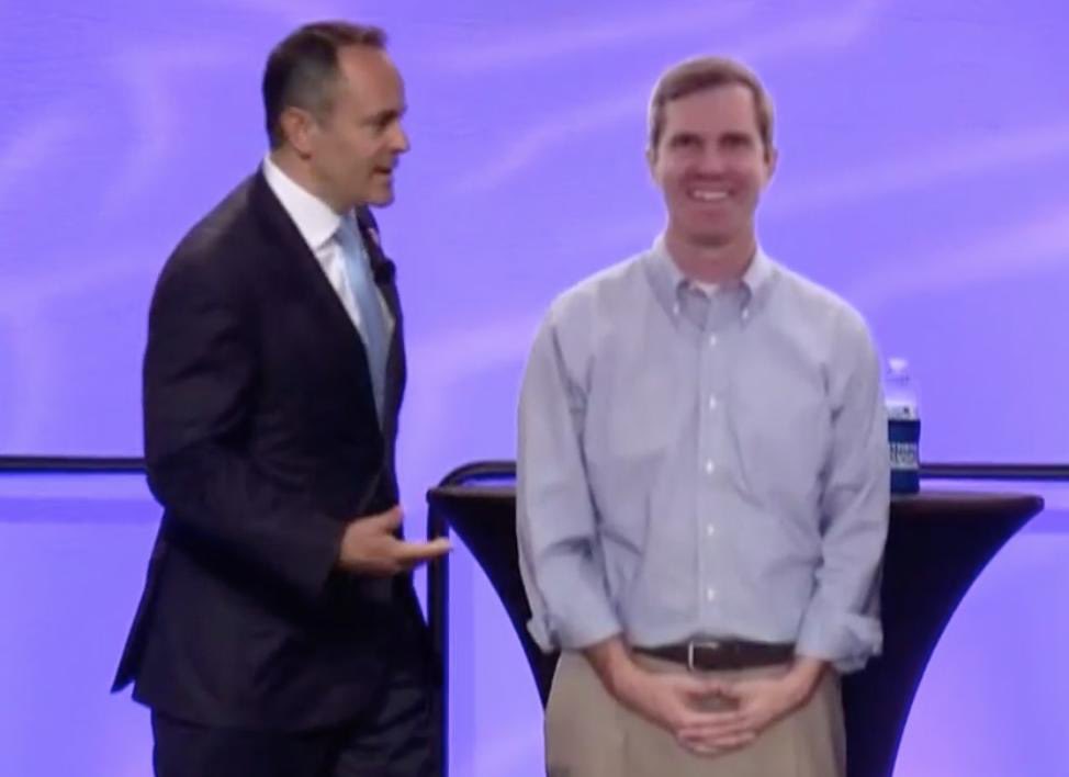 GOPJake's tweet photo. Alternatively, the race for #KyGov in one photo. https://t.co/lRuntuf558