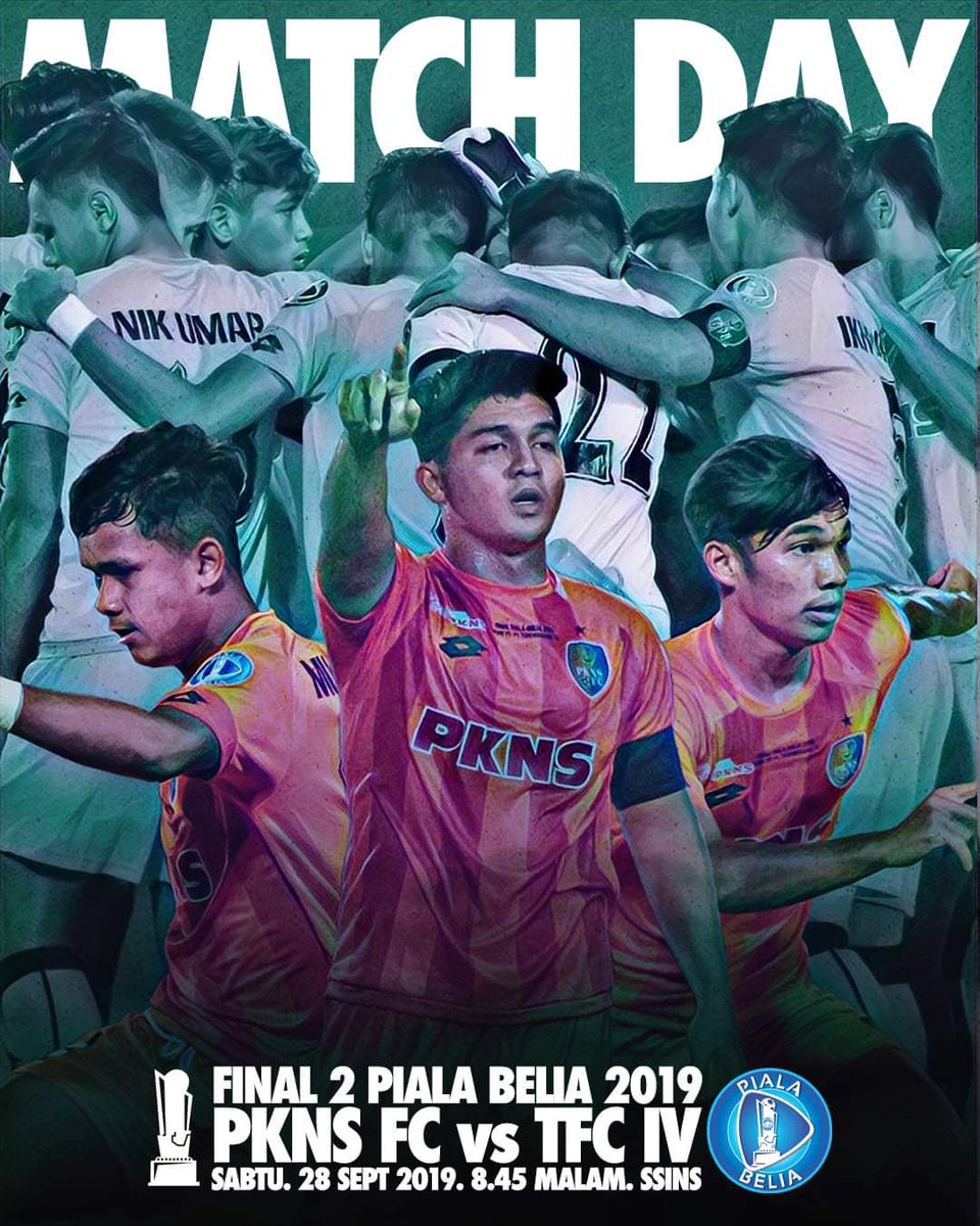 MATCHDAY FINAL!

Misi mempertahankan kejuaraan Piala Belia yang dimenangi tahun lalu.

Doakan kejayaan anak muda PKNS FC!