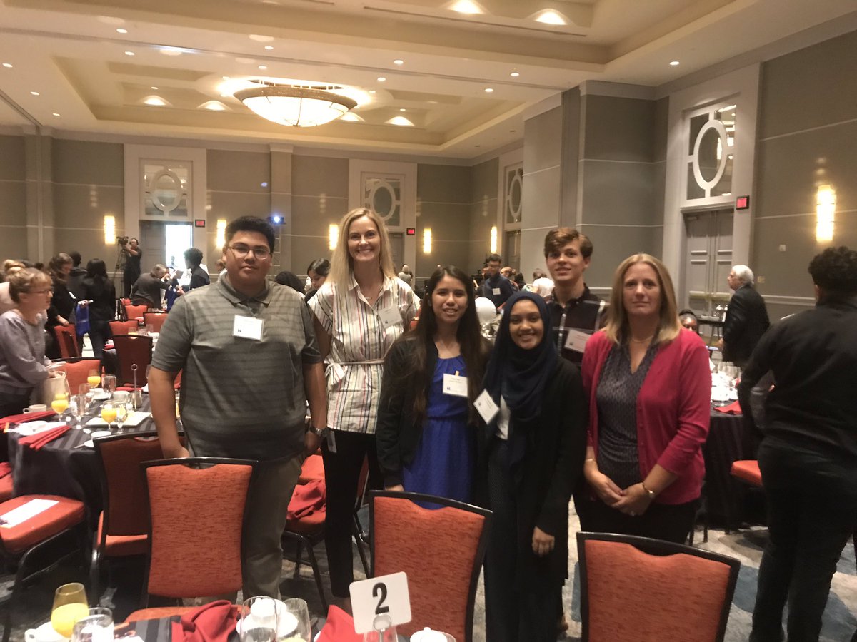 Rockville students at the  superintendent’s breakfast