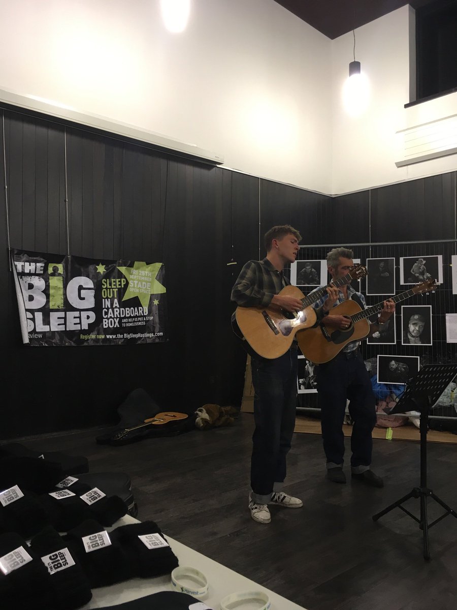 Big songs &amp; big love from Father, Son &amp; Holy Spirit <a href="/TBSHastings/">The Big Sleep BUBBLE Hastings</a> for <a href="/SeaviewProject/">Seaview</a>. 
#endhomelessness
Reach out for #Homeless folk.