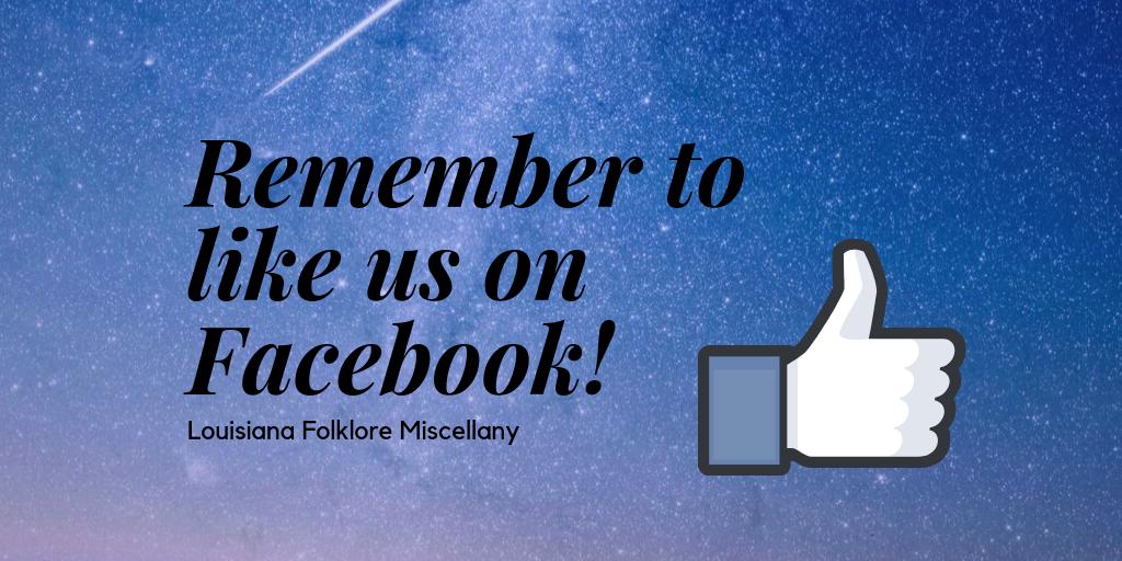LAfolkloreMISC's tweet image. We have a Facebook page! Follow our updates here: facebook.com/louisianafolkl…