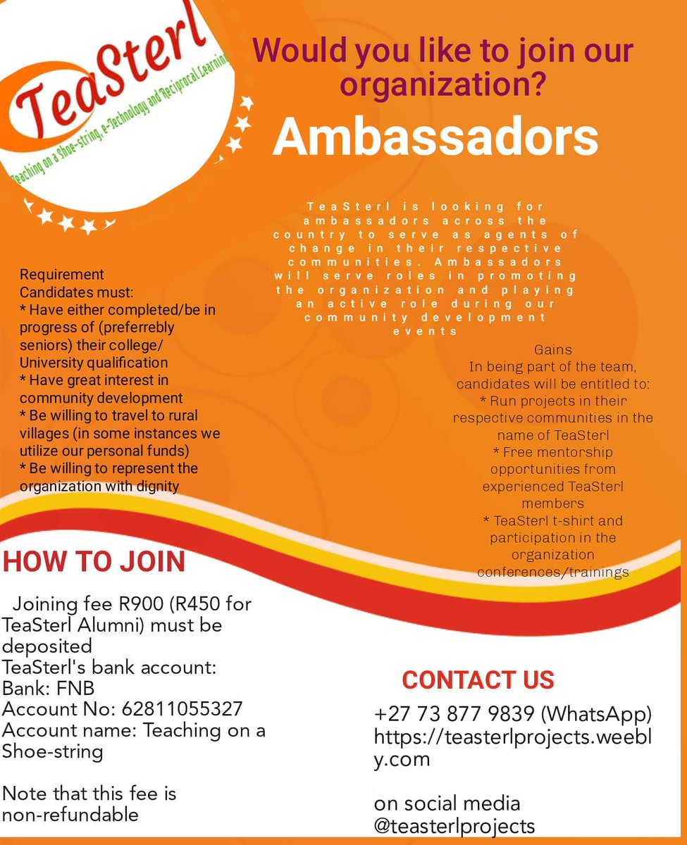 Teasterlprogram's tweet image. September 30th is the final closing date