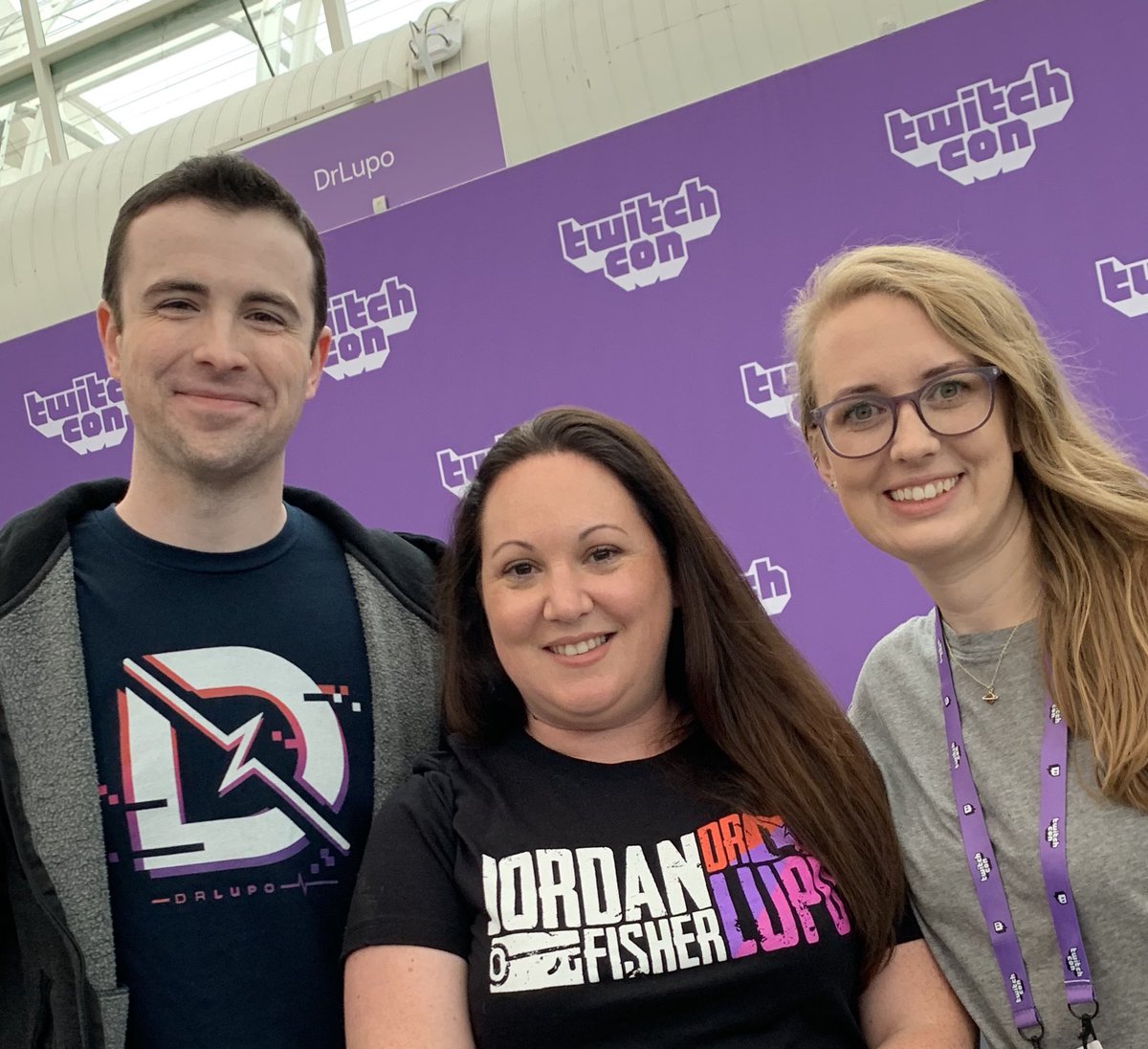 Thank you <a href="/DrLupo/">DrLupo</a> <a href="/MrsDrLupo/">Sam Lupo</a>  for the meet and greet <a href="/twitchcon/">TwitchCon</a>.