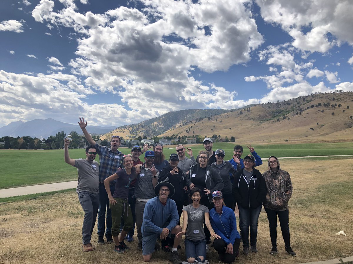 NiteIze's tweet image. Great day with our friends at the @conservationall, @boulderosmp,  @boulderparksrec and a mighty fine group of Boulder-based outdoor companies doing some trail and park maintenance! #WeKeepItWild #boco_trails
