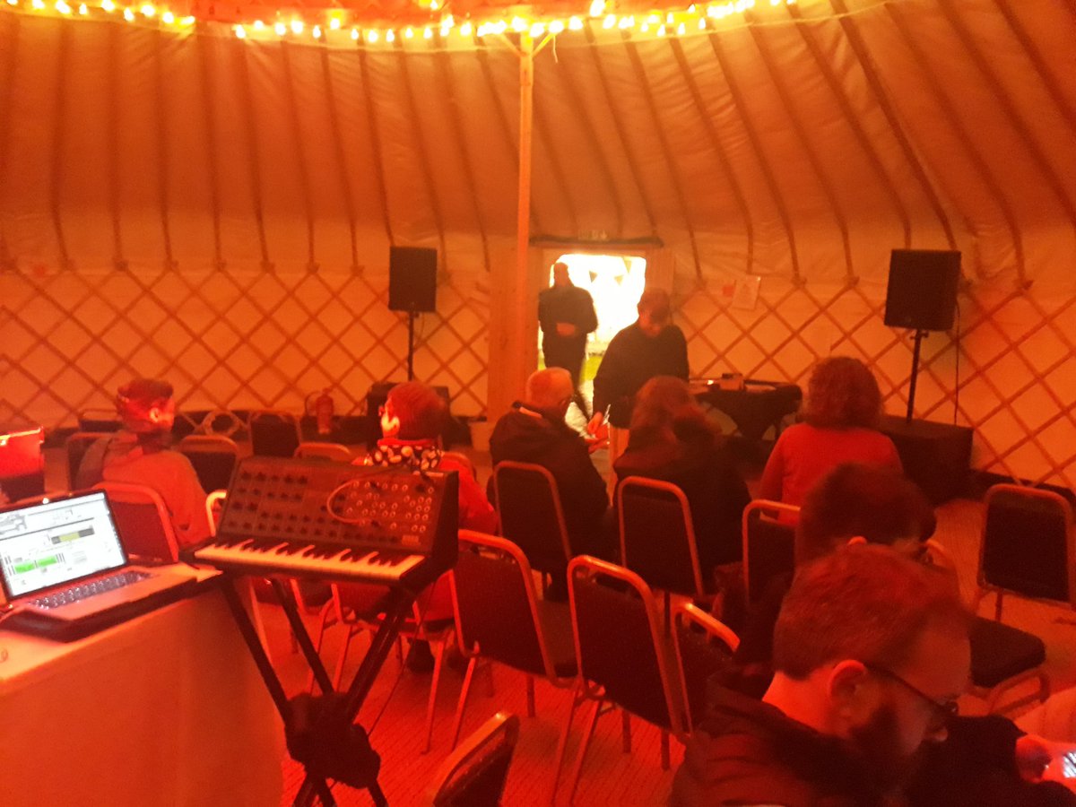 TomJones1875's tweet photo. Incredible immersive experience in stunning "octophonic" sound #WattsOrbit by Bobby Bird @IronbridgeFest strangely meditative for a composition made entirely from samples of coal fired steam engines https://t.co/uOm7qRHWcO