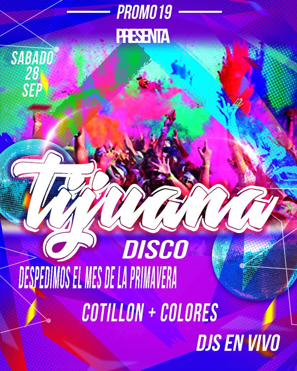 tijuana_disco's tweet photo. Hola muchachos, este sábado sorteamos 5 entradas!!!
Los pasos a seguir son:
👉🏼 Ponerle Me Gusta a la publicación 👉🏼 Etiquetar a 3 amigos en un comentario 👉🏼 Subir la publicación a tu historia y etiquetar a @tijuanadisco 
Que esperas para ganarte la tuya? 
#Tijuana 
#Promo19 https://t.co/XhssUllK0D