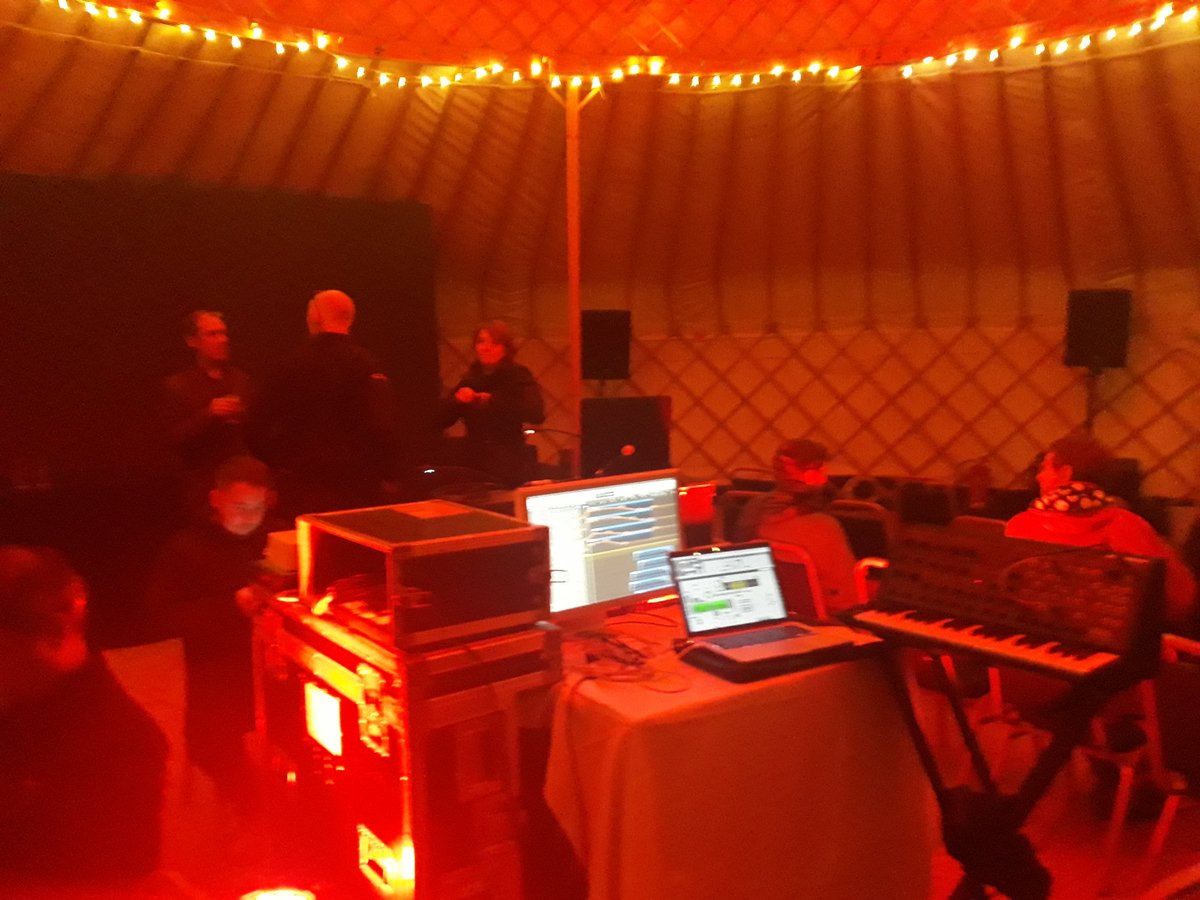 TomJones1875's tweet photo. Incredible immersive experience in stunning "octophonic" sound #WattsOrbit by Bobby Bird @IronbridgeFest strangely meditative for a composition made entirely from samples of coal fired steam engines https://t.co/uOm7qRHWcO