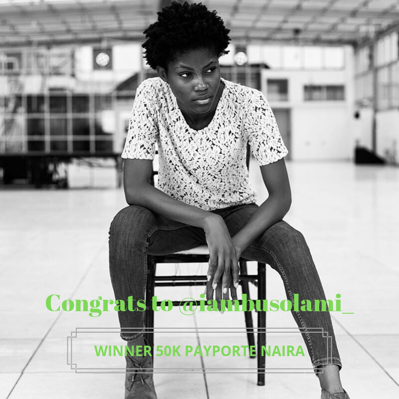 PayPorte's tweet photo. @iambusolami_ is the 2nd winner of the 50k giveaway in this special Anniversary Edition.⁠
⁠
She's won N50,000 (N20,000 cash and N30,00 voucher to shop on PayPorte)
⁠
The prizes will be redeemed at the PayPorte Offline Store. ⁠
⁠
#PayPorte #PayPorteSZN https://t.co/H1cYYb4TBN