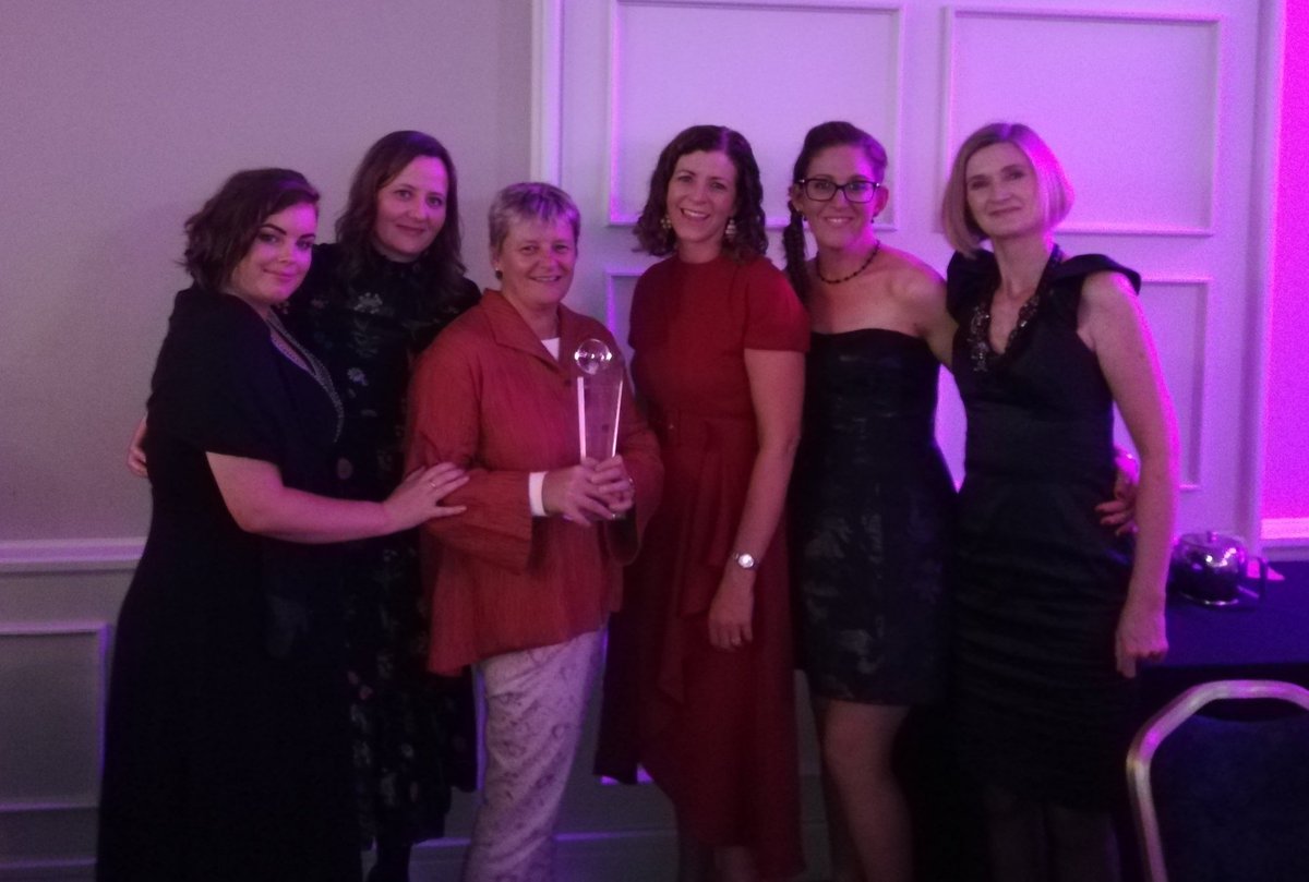 MRocheW's tweet photo. We are proud to accept the award for best use of Information Technology on behalf of all the staff @stjamesdublin who contributed to the the planning and implementation of our electronic healthcare record (Project Oak) https://t.co/SovBiJxxwd