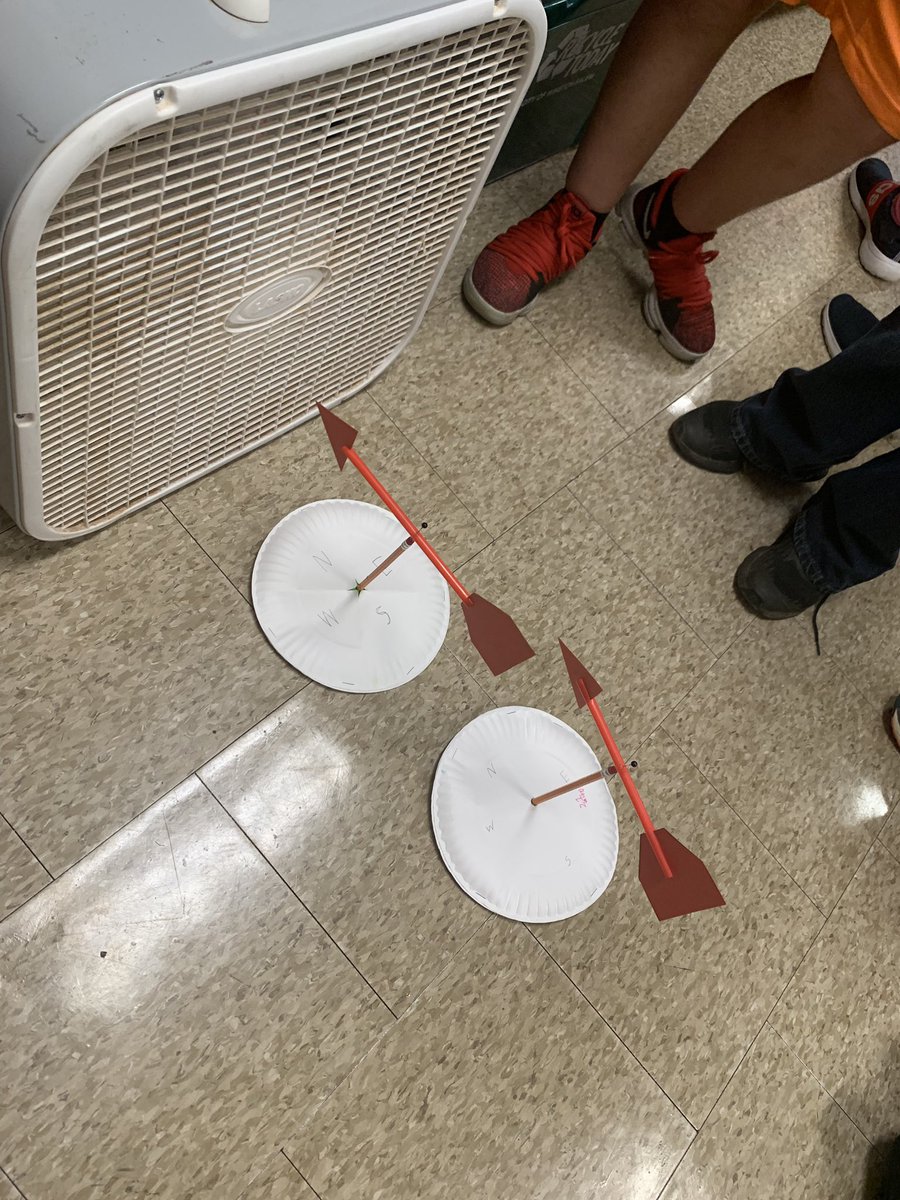 blwright2nd's tweet image. Today students made their own wind vanes. We tested our predictions about the direction the arrow would point on a windy situation. #handsonmindson #mindsblown #realworldscience @meadowlarkws