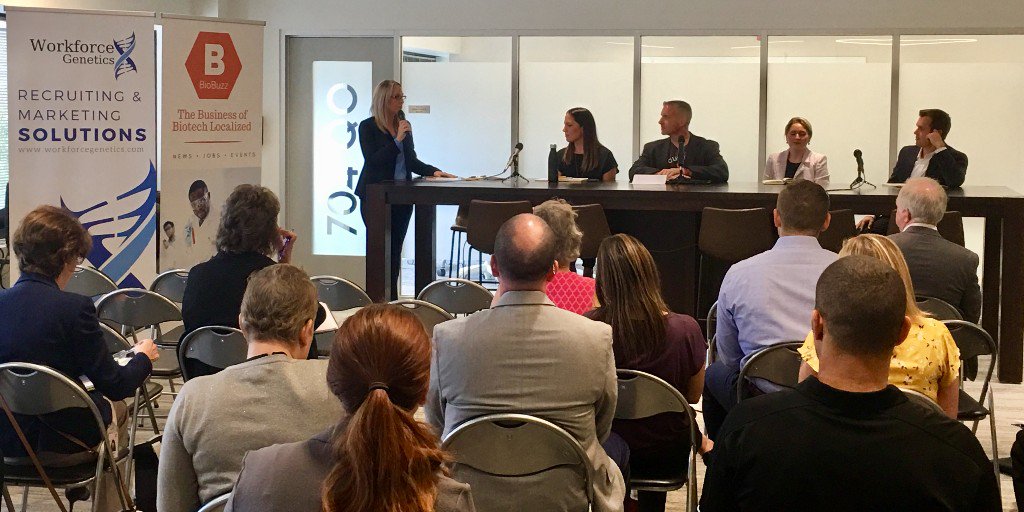 workforcegx's tweet photo. We'd like to thank everyone who could make it out to the Talent Attraction Panel yesterday! Watch out for our next quarterly #TalentBuzz event! https://t.co/tMXb8HsHCu