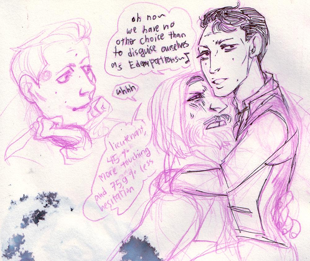 i had a very late dbh rabies for two days. the second one is an illustration of about 80% of the fanfics