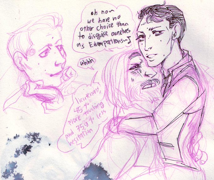 i had a very late dbh rabies for two days. the second one is an illustration of about 80% of the fanfics 