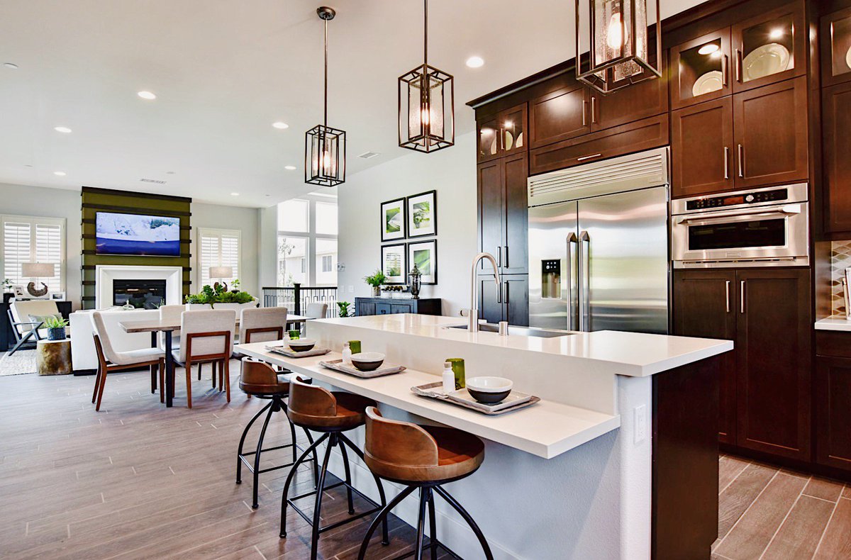 StyledByPDI's tweet photo. We are thrilled to be recognized as finalist at tomorrow night's So Cal Awards. Swipe to see a few images from our projects: Pacific Landing and Sola at Skyline Ranch.

#DRHorton #PardeeHomes #ThisIsHome #PDI #PacificDimensions #InteriorDesign #SoCalAwards https://t.co/pGOibLf18H