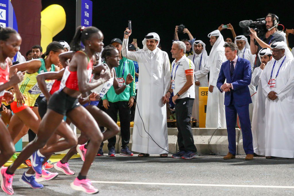 JoaanBinHamad's tweet photo. أعلن سمو الأمير المُفدى رسميا انطلاق #بطولة_العالم_لألعاب_القوى السابعة عشرة في قطر 
عشرة أيام يقدم خلالها قرابة 2000 رياضي ورياضية من 209 دول المتعة والإثارة في 49 مسابقة..
#قطر دائما على عهدها بالإنجاز وفي موعدها مع الامتياز ..
@IAAFDoha2019
#WorldAthleticsChamps
#طموح_بلا_حدود https://t.co/kRa7bsCSp1