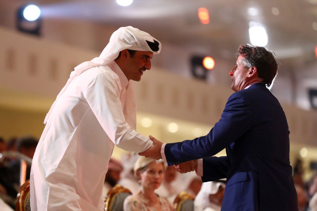JoaanBinHamad's tweet photo. أعلن سمو الأمير المُفدى رسميا انطلاق #بطولة_العالم_لألعاب_القوى السابعة عشرة في قطر 
عشرة أيام يقدم خلالها قرابة 2000 رياضي ورياضية من 209 دول المتعة والإثارة في 49 مسابقة..
#قطر دائما على عهدها بالإنجاز وفي موعدها مع الامتياز ..
@IAAFDoha2019
#WorldAthleticsChamps
#طموح_بلا_حدود https://t.co/kRa7bsCSp1