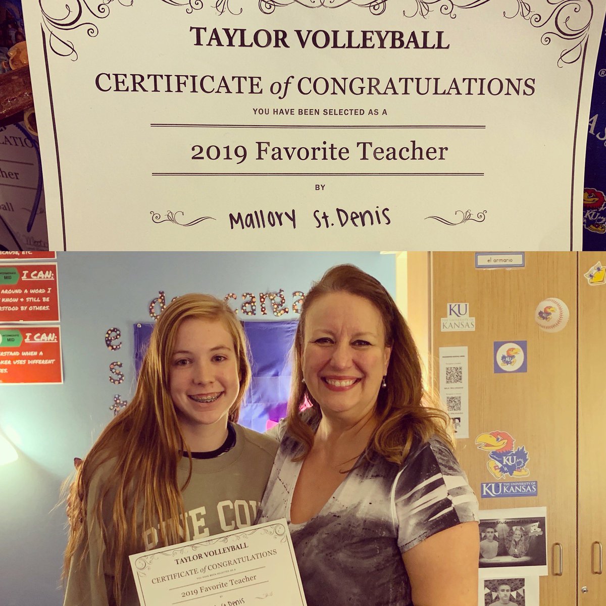 Buffy Brummett (@kubuffy) on Twitter photo Honored to have been selected for the teacher appreciation game tonight for <a href="/taylor_vball/">Taylor Volleyball</a> freshman A team. Win big, Mustangs!! #taylorpride247 #sp2brumm Honored to have been selected for the teacher appreciation game tonight for <a href="/taylor_vball/">Taylor Volleyball</a> freshman A team. Win big, Mustangs!! #taylorpride247 #sp2brumm