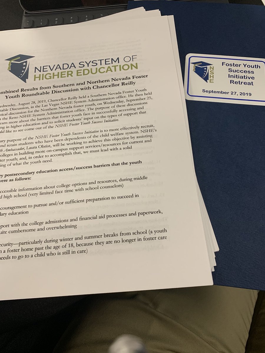 MikeFloresLV's tweet image. I spent the day working with some of the most passionate people I’ve ever met. Caseworkers, students, attorneys, administrators, college leaders all coming together to support former foster students as they transition to our @NSHE institutions.