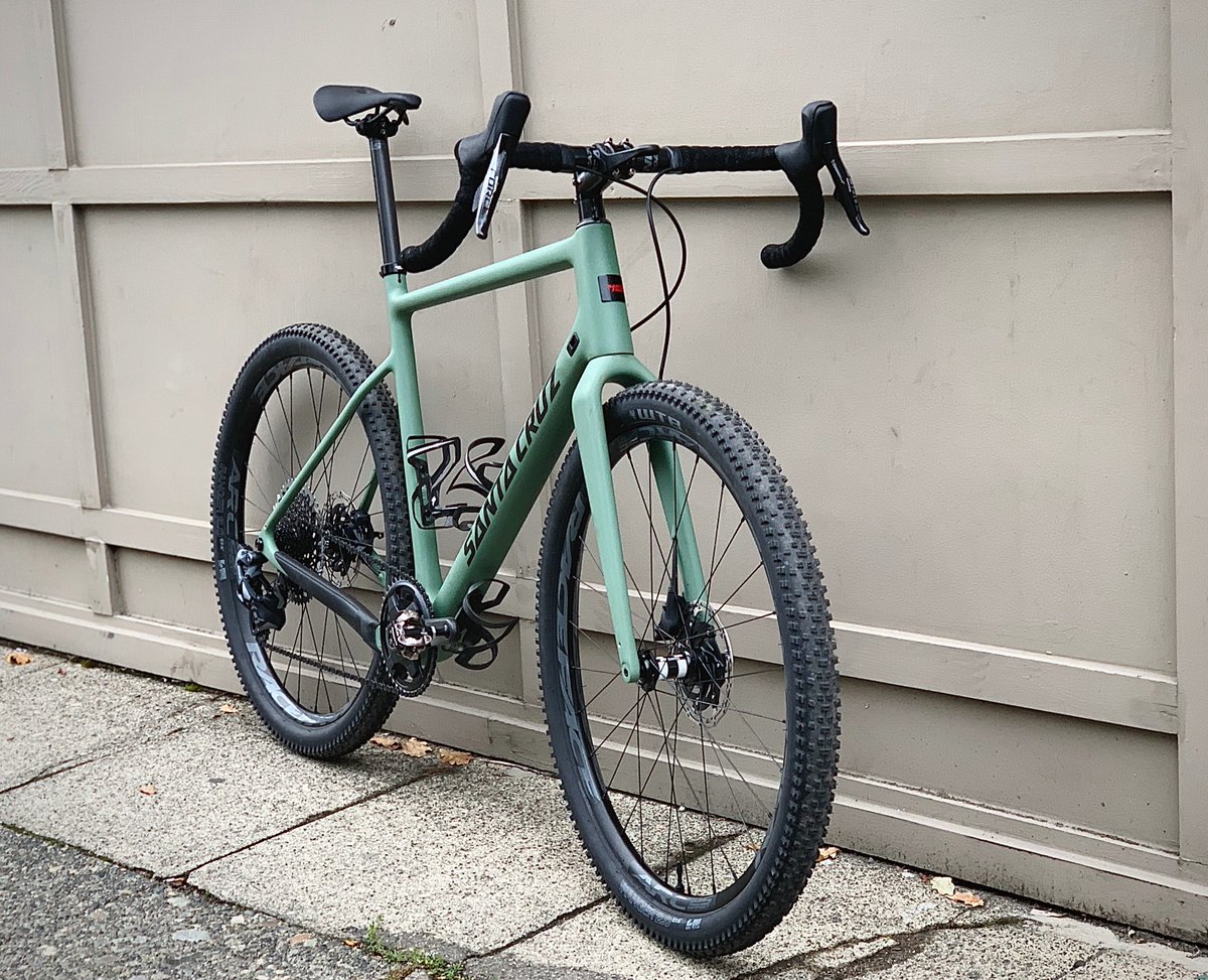 greggscycle's tweet image. We’re confident this Santa Cruz Stigmata CC with a mix of SRAM Force eTap and Eagle could tackle anything thrown at it. Especially with the option for 27.5” mountain wheels or 700c road wheels. Where would you take this bike?