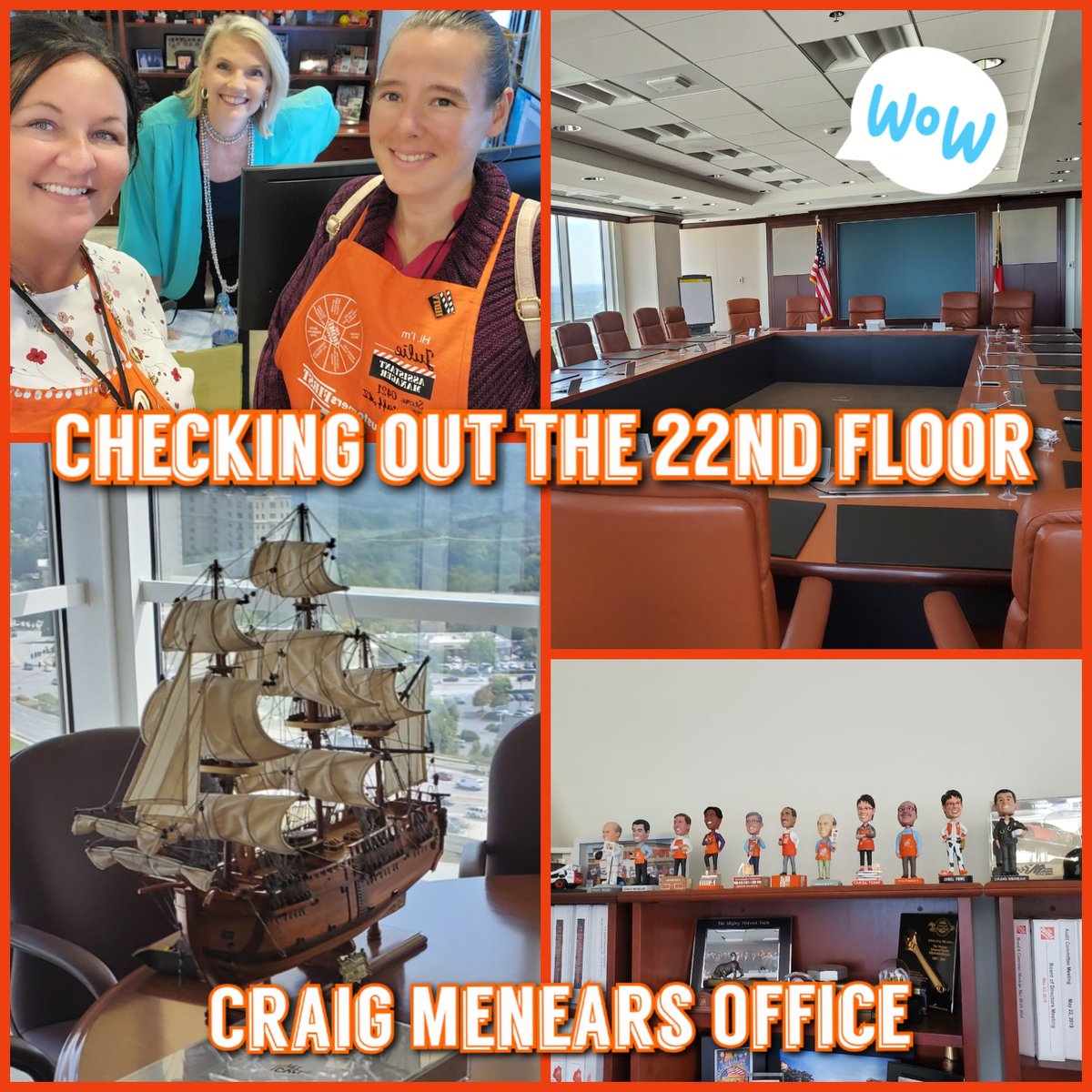 JacindaWickman's tweet photo. Day #5 @ HDU! Wow! Just WOW!!! Hung out in @AMCTHD'S office. My mind is blown at the very humble, down-to-earth very inspiring woman she is! Love me some Ann-Marie! From deep in my heart, Thank you for sharing your time with us! 🧡
#valuesbasedleader
#buildingrelationships https://t.co/kPxekF7QjA