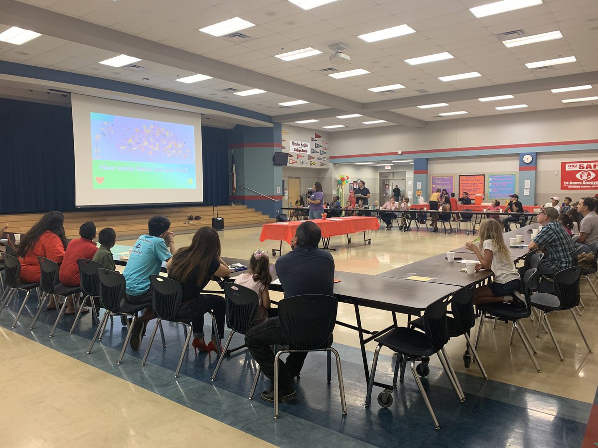 LT_BiancaM's tweet photo. @NISDLearningTre families testing their skills at Are you Smarter than a Learning Tree student? @NISDMireles #NISDLegends https://t.co/1Kjpa71Ivx
