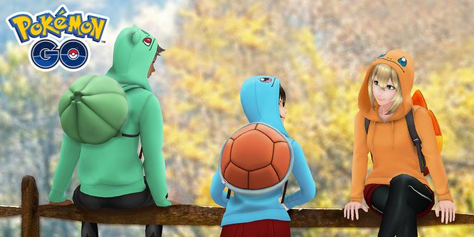 ポケモンgo 初代御三家のパーカーとバックパックがショップに登場 これは可愛い ポケモンgo攻略まとめ速報