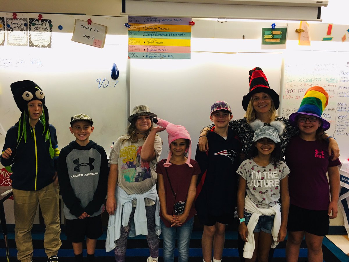 Crazy hat day in room 231!