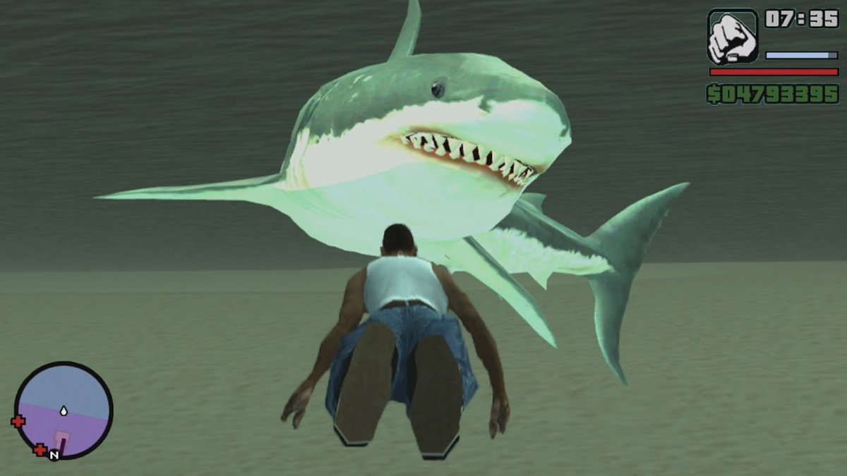gta san andreas sharks