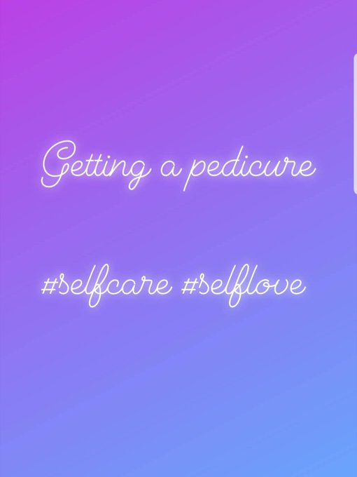 Yay for #selfcare and a good #pedicure https://t.co/vl2Pw2XQzI<a href="/tag/selfcare"class="tags">#selfcare</a><a href="/tag/pedicure"class="tags">#pedicure</a>