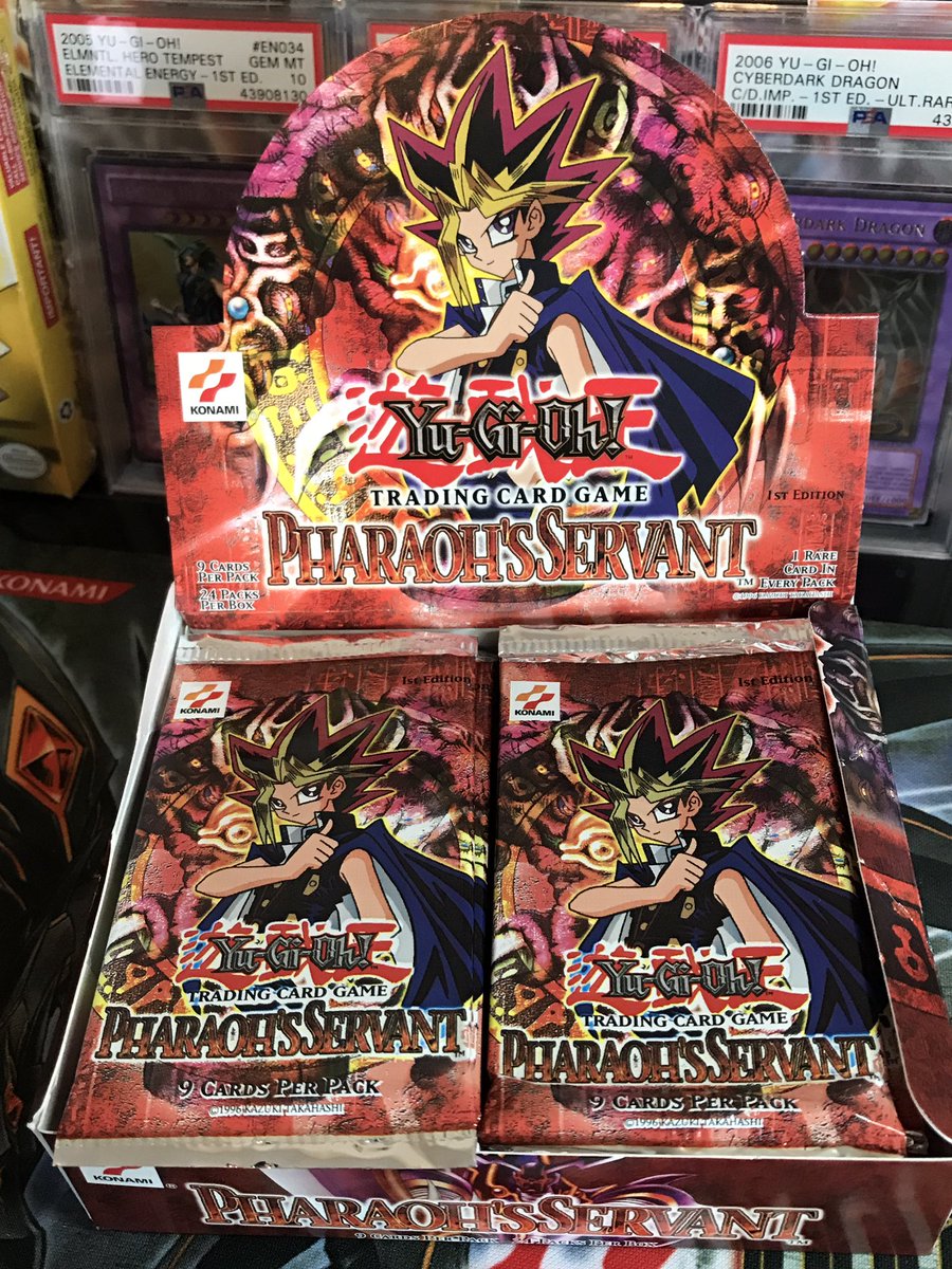 Posting a video of this 1st Edition Pharaoh's Servant box opening when I  hit 500 subs! 39 to go! If you haven't checked out my giveaway, visit my IG  to enter! #yugioh #