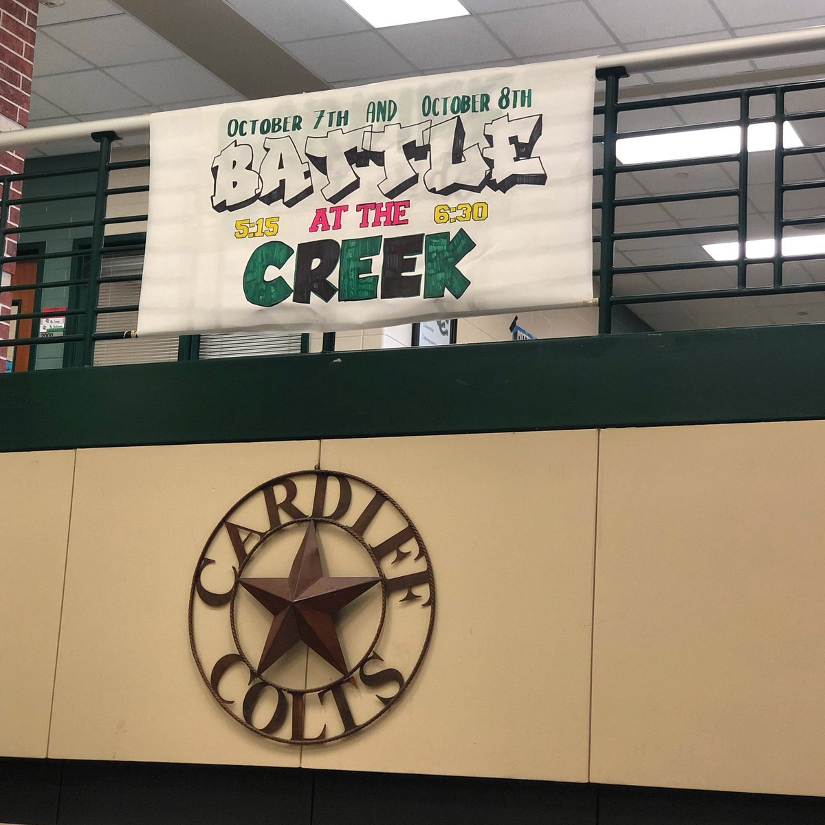 Prepping for BATTLE at the CREEK on October 7th and 8th! <a href="/Athletics_CJH/">Cardiff Boys Athletics</a> <a href="/CardiffColts/">Cardiff Junior High</a> <a href="/katyisd/">Katy ISD</a>