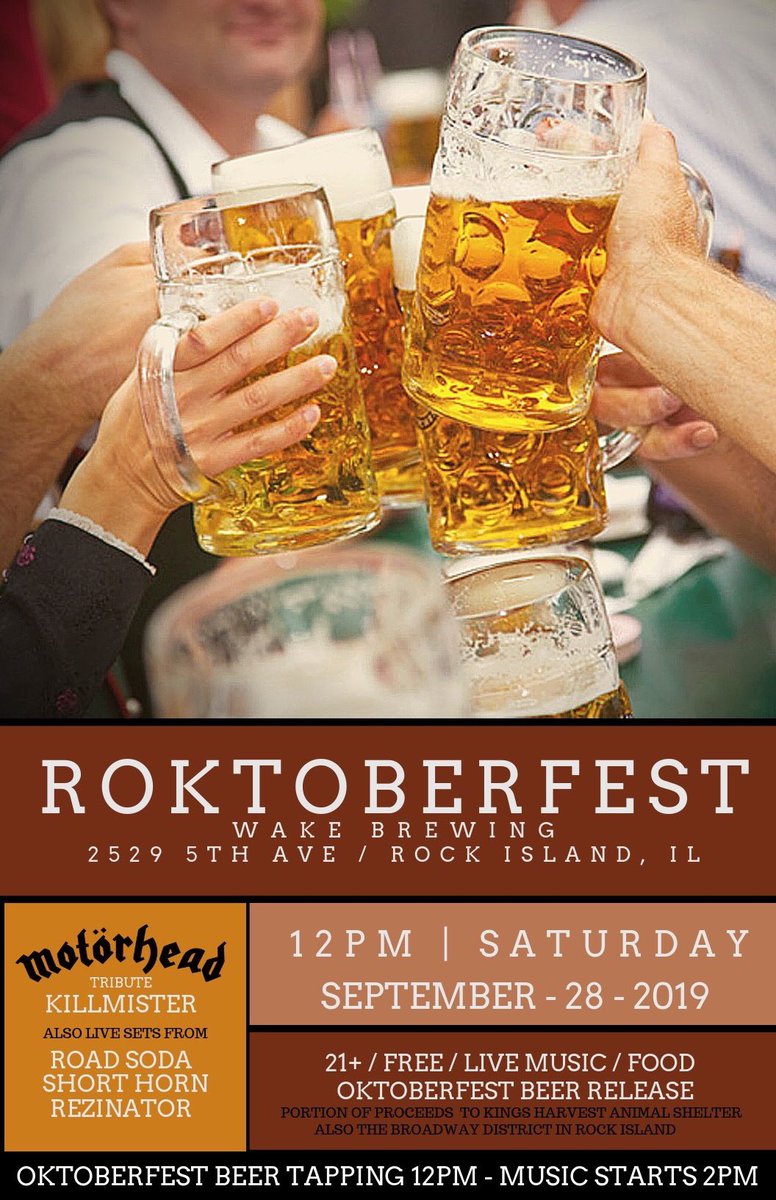 Tomorrow at <a href="/WakeBrewing/">Wake Brewing</a>! Roktoberfest 🍻 12-8PM 🎸 🎶