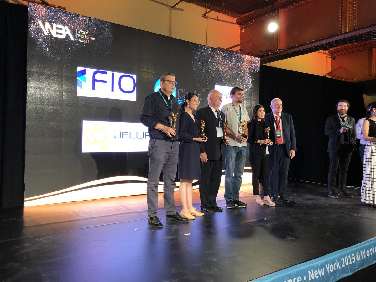 Software engineers never usually  receive any prizes only complaints. Thank you wbf 2019 for awarding @jelurida a prize for the innovative #blockchain technology of 2019