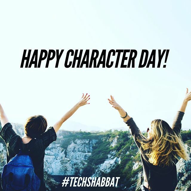 Techhygiene's tweet image. Happy #characterday! 
Today we explore the relationship between devices and character. 
I’m so excited for tonight’s celebration as we honor Digital Wellness Collective member and founder of Character Day @tiffanyshlain 👏 launching her new book 24/6.… ift.tt/2nfxUpP