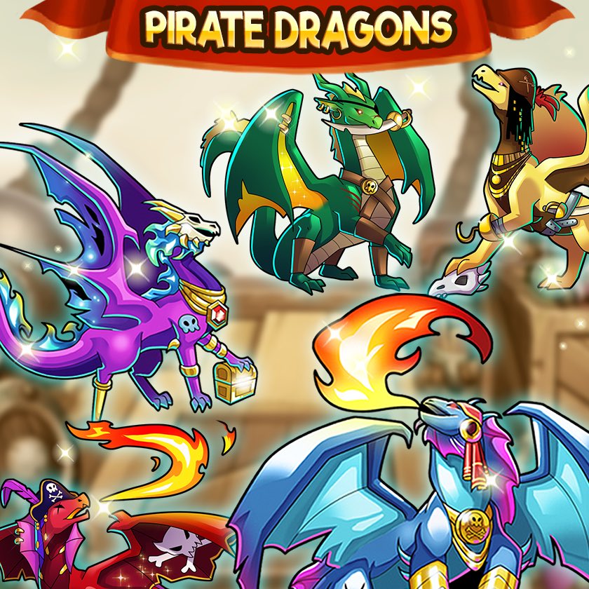 EverWingGame's tweet photo. 🏴‍☠️💀🐉How many of the Pirate Dragons have you gotten so far? 🐉💀🏴‍☠️ #everwing https://t.co/OTSAsf7g15