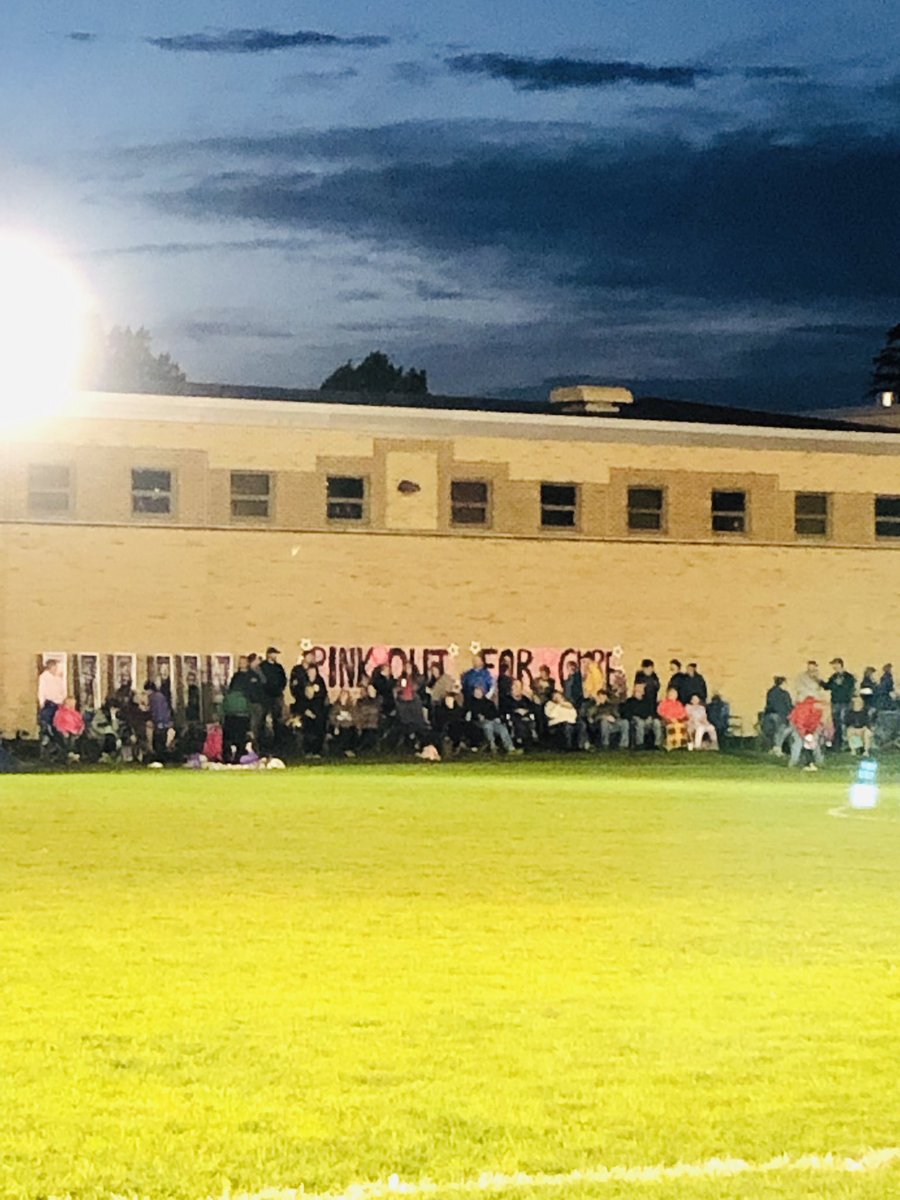 saintadmin's tweet image. @ACSDghosts hosted Lyme for the annual Pink Out game!  So excited to be able to play under the lights!  Huge thank you’s to the Booster Club!! #pinkout #acsghosts #CancerAwareness