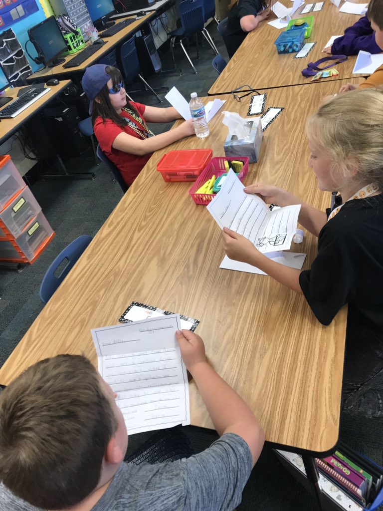 Miss_Bennett3's tweet photo. Mail time!! Who knew being pen-pals with our own classmates could be so great?!  One student was moved to tears because of the sweet letter she received ❤️ #eastviewpride #fcscspartanpride https://t.co/sYiboqC6qT