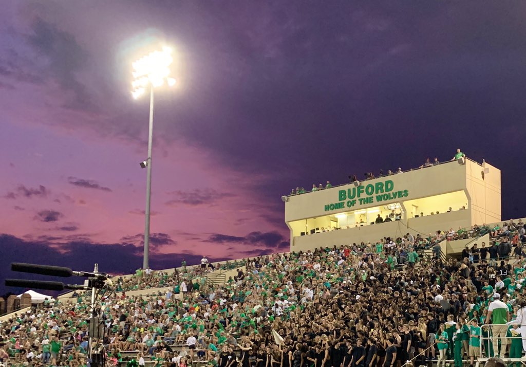 It’s a beautiful night for <a href="/buford_football/">Buford Football</a>! Go Wolves!