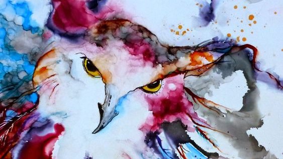 GetMuseKits's tweet image. Whooo wants to try a pour of alcohol ink?🦉
This wise-eyed wizard created by Wendy Videlock

#WhatWillYouCreate @SmartArtBox &amp;amp; inks @MarabuCreative + new #RainbowInk for extra shimmer.

The gift, this season for impressive expressions.
ow.ly/EENS30ooM0q