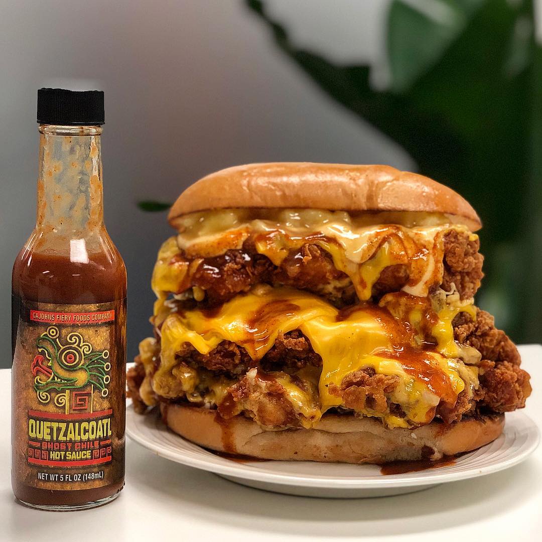 CaJohns Fiery Foods on Twitter "Stacks on stacks on STACKS!! Triple