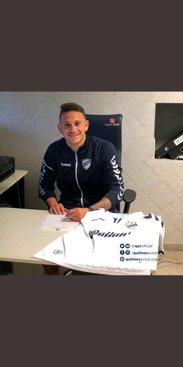 Feliz de renovar con el <a href="/qacoficial/">Quilmes A.C.</a> 
¡Vamos por más!🤝🍻📝