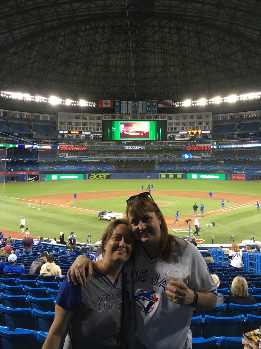 Celebrating my amazing friend today for her birthday week.  #LetsGoBlueJays